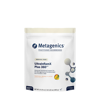 UltraInflamX Plus 360 Tropical Mango 25.7 oz Pwd by Metagenics