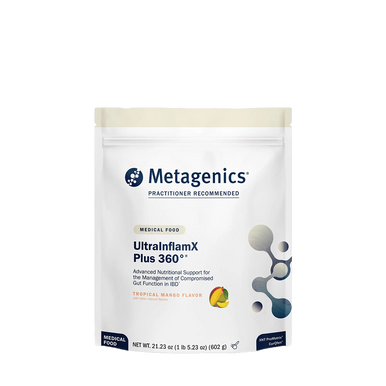 UltraInflamX Plus 360 Tropical Mango 25.7 oz Pwd by Metagenics