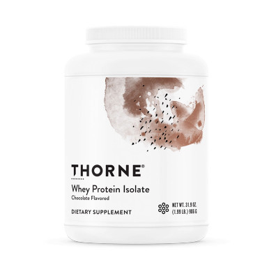 Whey Protein Isolate Chocolate 31.9oz by Thorne
