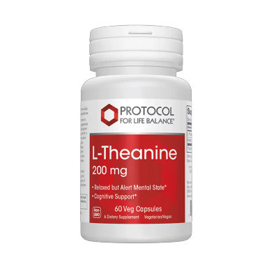 L-Theanine 200mg 60c by Protocol For Life Balance