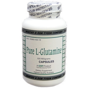 Pure L-Glutamine - 250 caps / 500 mg by Montiff