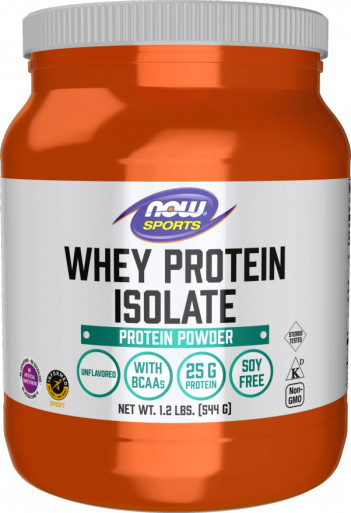 Whey Protein Isolate Natural Unflavored 1.2 lb by Now Foods