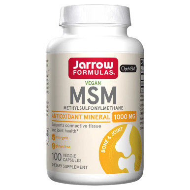 MSM Sulfur 1000mg 100c by Jarrow Formulas