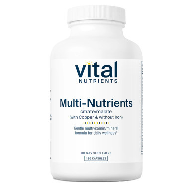 Multi-Nutrients citrate/malate (with copper & without Iron) by Vital Nutrients
