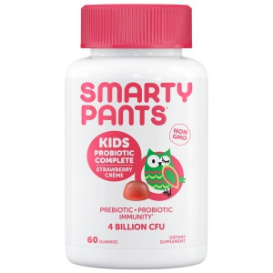 Kids Probiotic Complete Strawberry 60 gummies by SmartyPants Vitamins