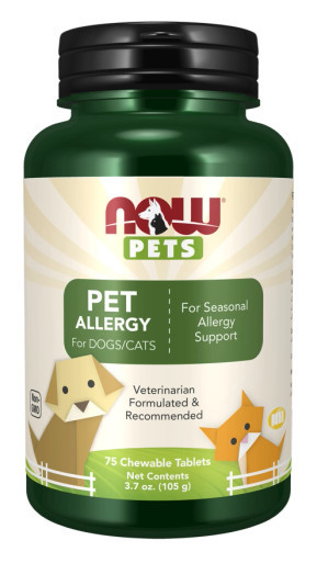 Pet Allergy 75 chewable tablets by Now Foods