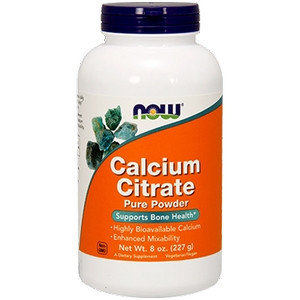 Calcium Citrate Powder 8 oz by Now Foods