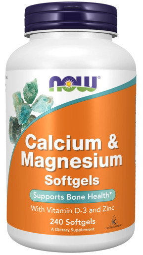 Calcium & Magnesium 240sg by Now Foods