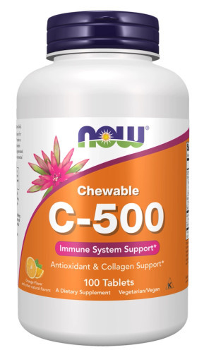 C-500 (Chewable) 100t by Now Foods