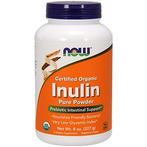 Organic Inulin Powder 8 oz by Now Foods