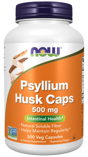 Psyllium Husk 500mg 500c by Now Foods