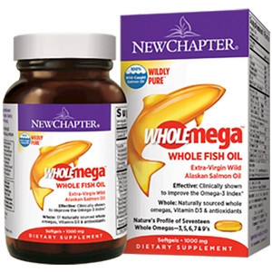 Wholemega 1,000 mg 180sg by New Chapter