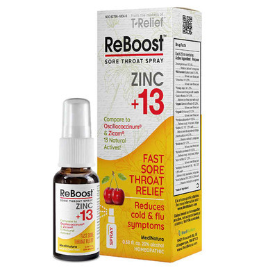 ReBoost Throat Spray Cherry 0.68 fl oz by MediNatura