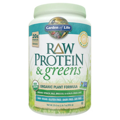 Raw Protein and Greens Light Sweet Powder 23 oz. by Garden of life