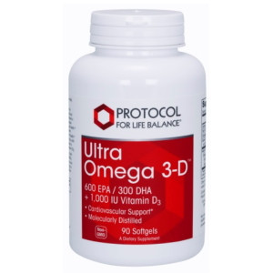 Ultra Omega 3-D 90sg by Protocol for Life