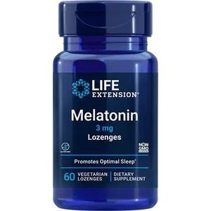 Melatonin 3 mg 60 lozenges - Life Extension