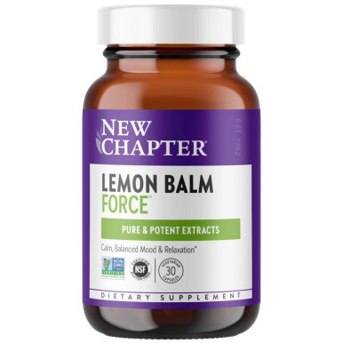 Lemon Balm Force 30c by New Chapter