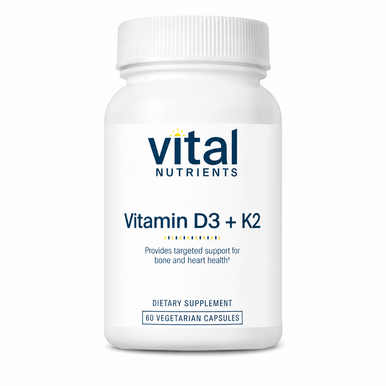 Vitamin D3 + K2 60c by Vital Nutrients