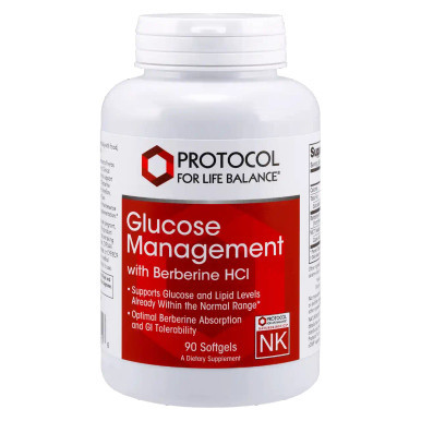 Glucose Management w/Berberine HCl 90sg by Protocol for Life