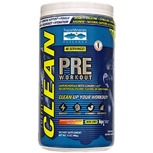 CLEAN Pre-Workout 40 serv by Trace Minerals Research
