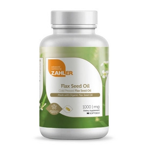 Flax Seed Oil 1000mg - Organic 90sg by Zahler
