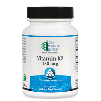 Vitamin K2 180 mcg by Ortho Molecular Products – Bone and Cardiovascular Calcium Support