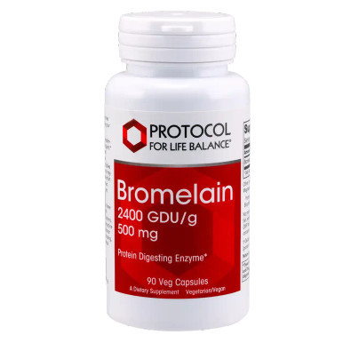 Bromelain 2400gdu/500mg 90c by Protocol for Life Balance