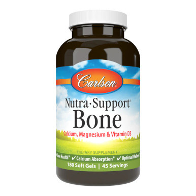 Nutra Support Bone 180sg by Carlson Labs