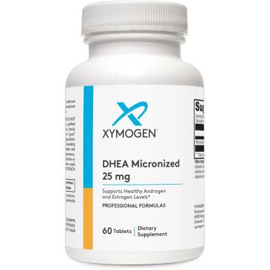 DHEA Micronized 25 mg by Xymogen – Hormone Precursor Support