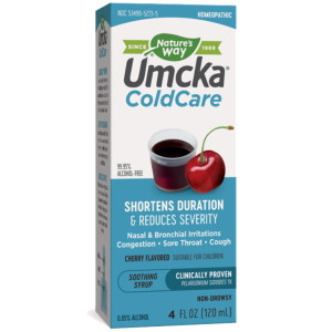 Umcka ColdCare Syrup Cherry Flavor - 4 oz by Nature's Way
