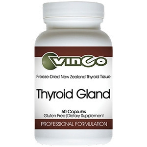 Thyroid Gland - 60 tabs / 200 mg by Vinco