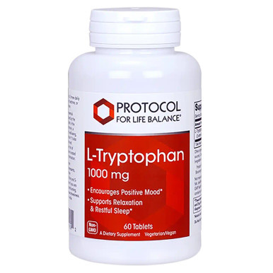 L-Tryptophan 1000mg 60t by Protocol for Life Balance