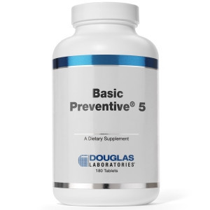 Basic Preventive 5 (Iron Free) 180t by Douglas Laboratories
