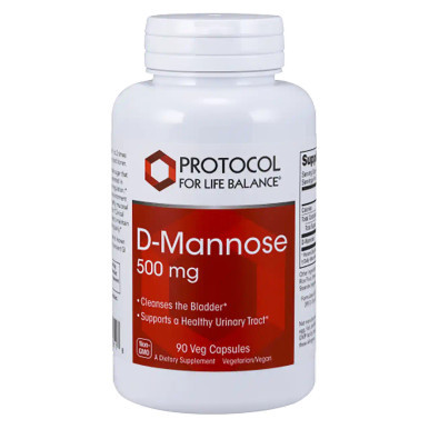 D-Mannose 500mg 90c by Protocol for Life Balance