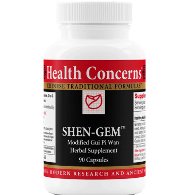 Shen-Gem (Ginseng & Longan) 90c by Health Concerns