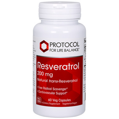 Resveratrol 200mg Extra Strength 60c by Now Foods/Protocol