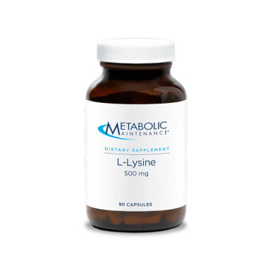 L-Lysine 500mg 90c by Metabolic Maintenance
