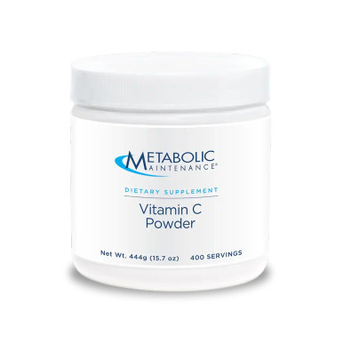 Vitamin C Powder (Ascorbic Acid) 1 lb./456 g by Metabolic Maintenance