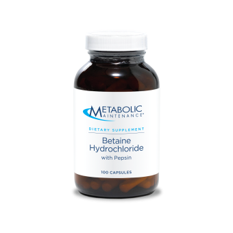 Betaine HCL w/Pepsin 100c by Metabolic Maintenance