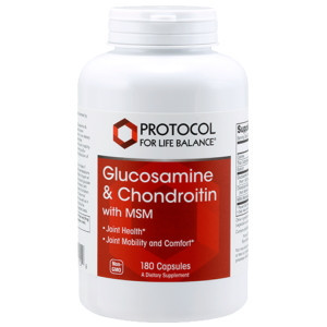 Gluc/Chond/MSM 180c by Protocol for Life Balance