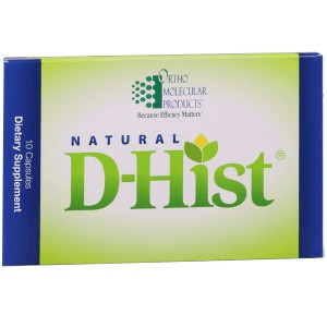 Natural D-Hist® Blister Packs by Ortho Molecular Products – Seasonal Sinus Support