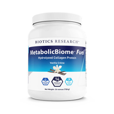 Metabolic Biome Fuel vanilla 26 oz by Biotics Research