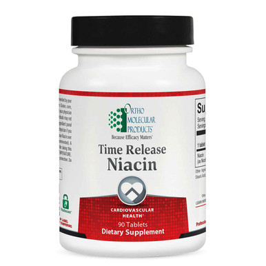 Ortho Molecular Products - Time Release Niacin- 90ct