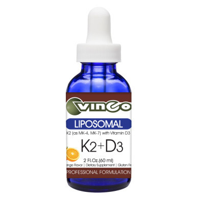 K2+D3 Liposomal 2 fl oz by Vinco