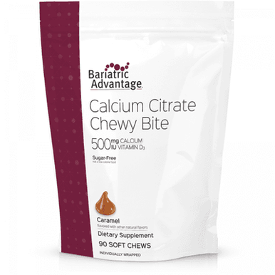 Calcium Citrate Chewy 500mg Caramel by Bariatric Advantage