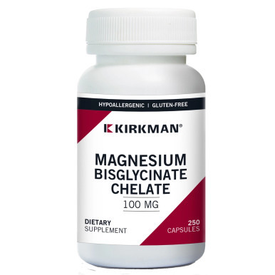 Magnesium Glycinate Bio-Max Series Hypoallergenic 250c by Kirkman Group