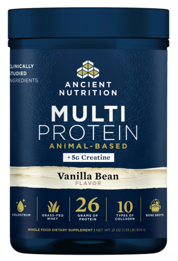 Multi Protein + Creatine Vanilla Bean 600g by Ancient Nutrition
