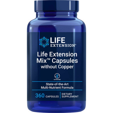 Life Extension Mix Capsules without Copper 360c by Life Extension