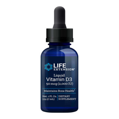 Liquid Vitamin D3 2,000 IU 1fl oz by Life Extension
