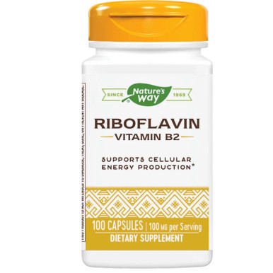 Vitamin B2 100 Capsules by Natures Way